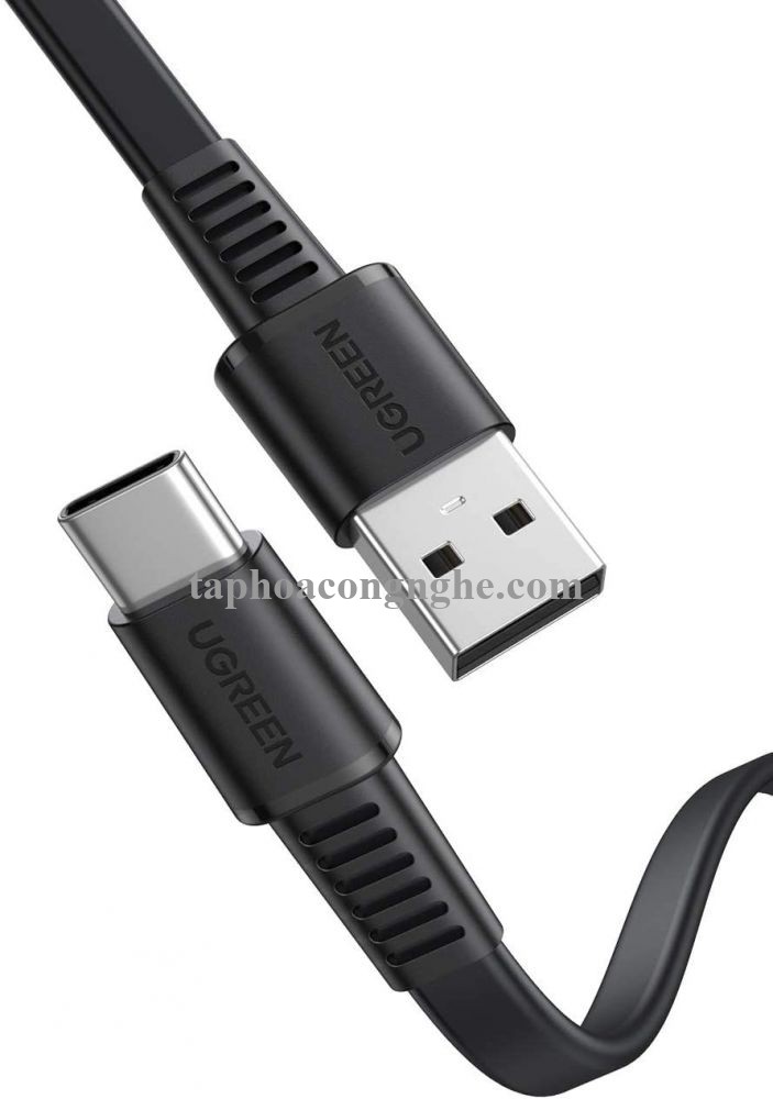 Ugreen 10971 0.5M màu đen usb type c 2.0 cáp sạc và truyền dữ liệu từ máy tính ra điện thoại US332 30010971